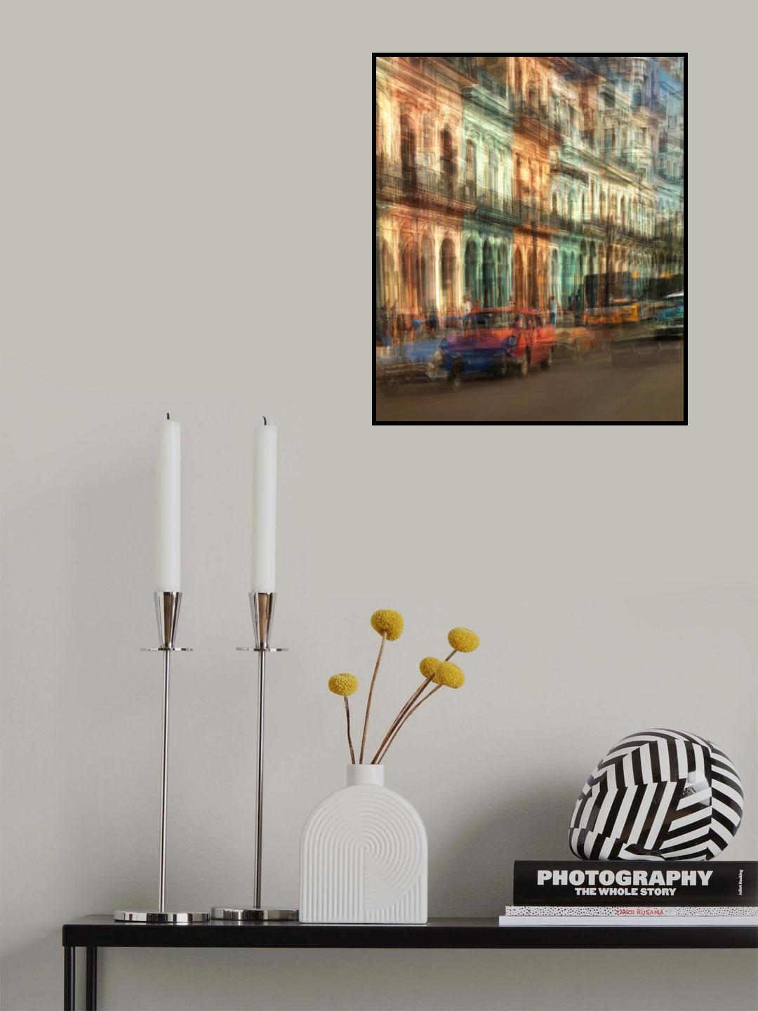 Colores de La Habana Poster och Canvastavla