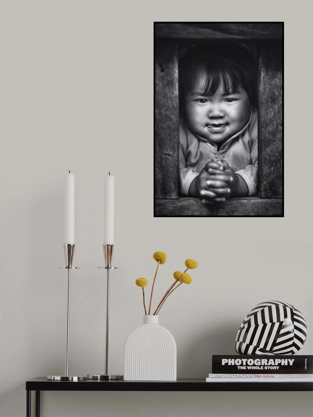 Young eyes of Shan State Poster och Canvastavla