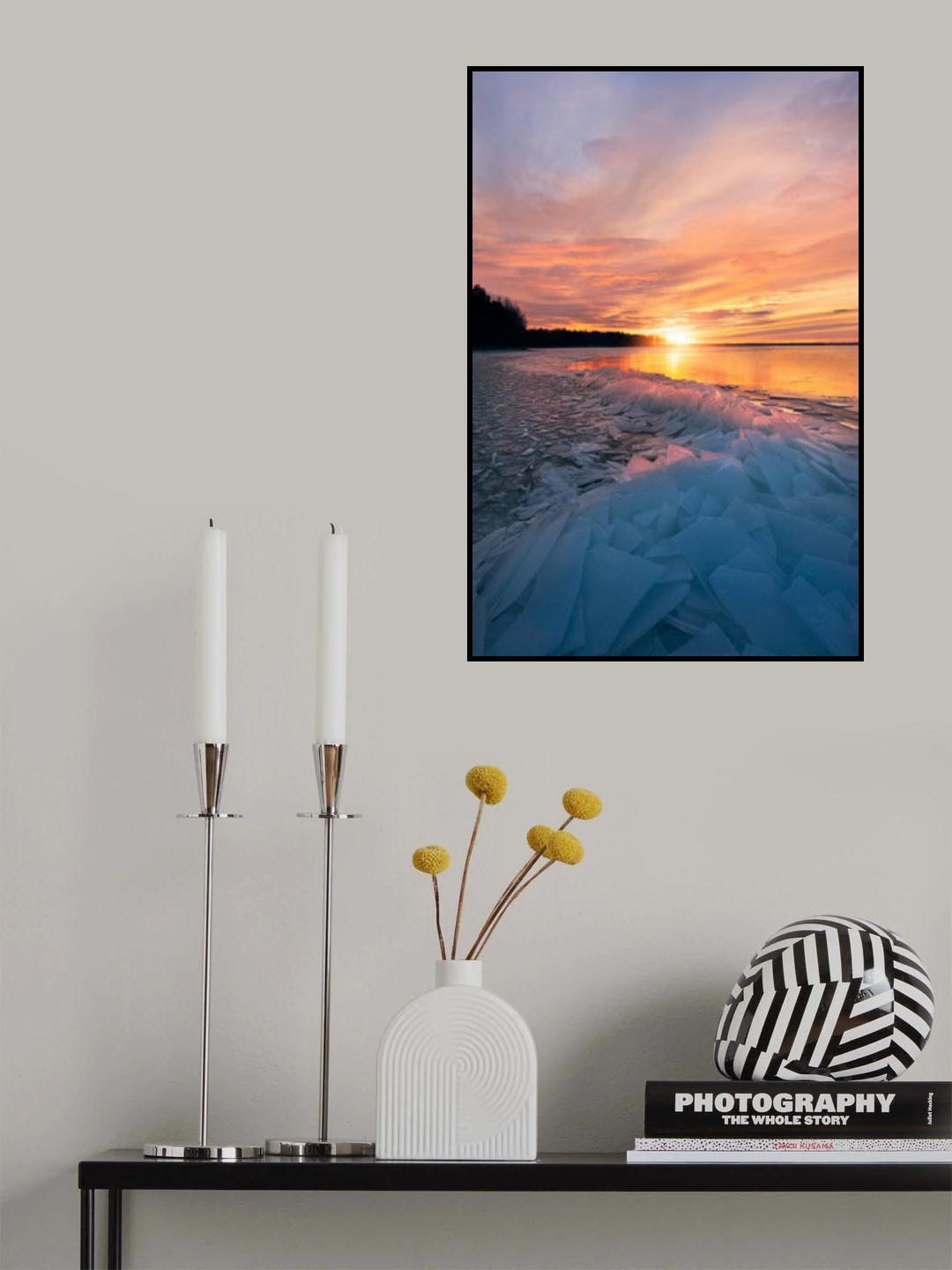 Fire and ice Poster och Canvastavla