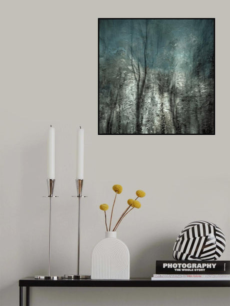 frozen frost wood Poster och Canvastavla