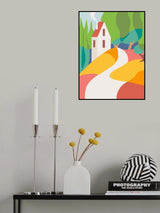 Red Hill Cottage Poster och Canvastavla