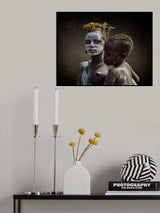 Surma young woman portrait Poster och Canvastavla
