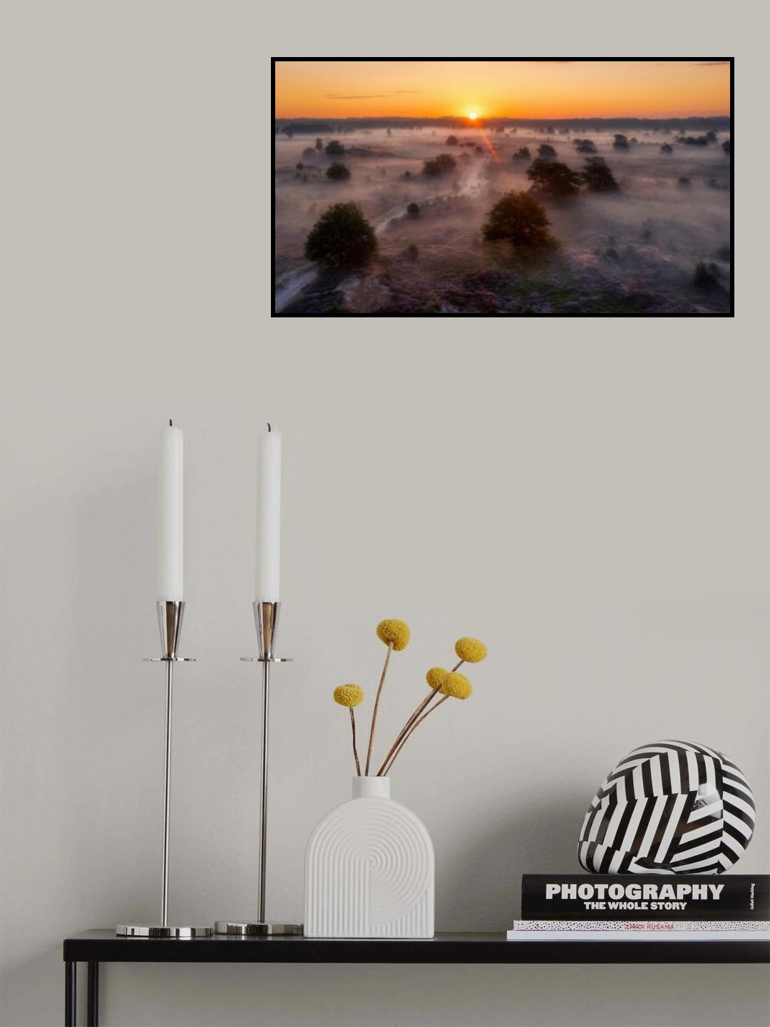 Golden sunrise Poster och Canvastavla
