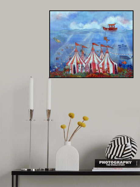 Underwater Circus Poster och Canvastavla