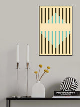Faded Geometric #3 Poster och Canvastavla