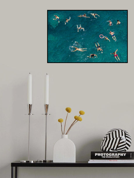 Blue water swim Poster och Canvastavla