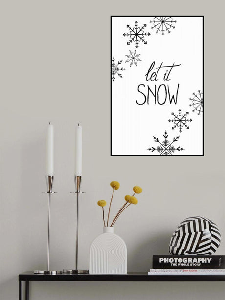 Inky let it snow Poster och Canvastavla
