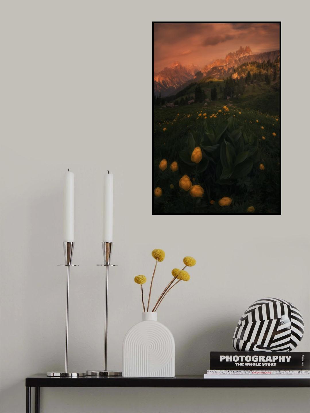 Cinque Torri, Dolomites Poster och Canvastavla
