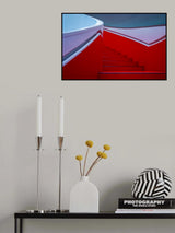 Red Staircase 2 Poster och Canvastavla