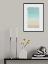 Turquoise Abstract Poster och Canvastavla