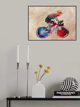 Cycling sport art 38 Poster och Canvastavla