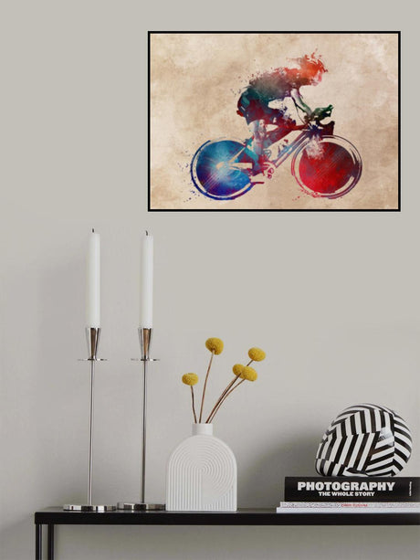 Cycling sport art 38 Poster och Canvastavla