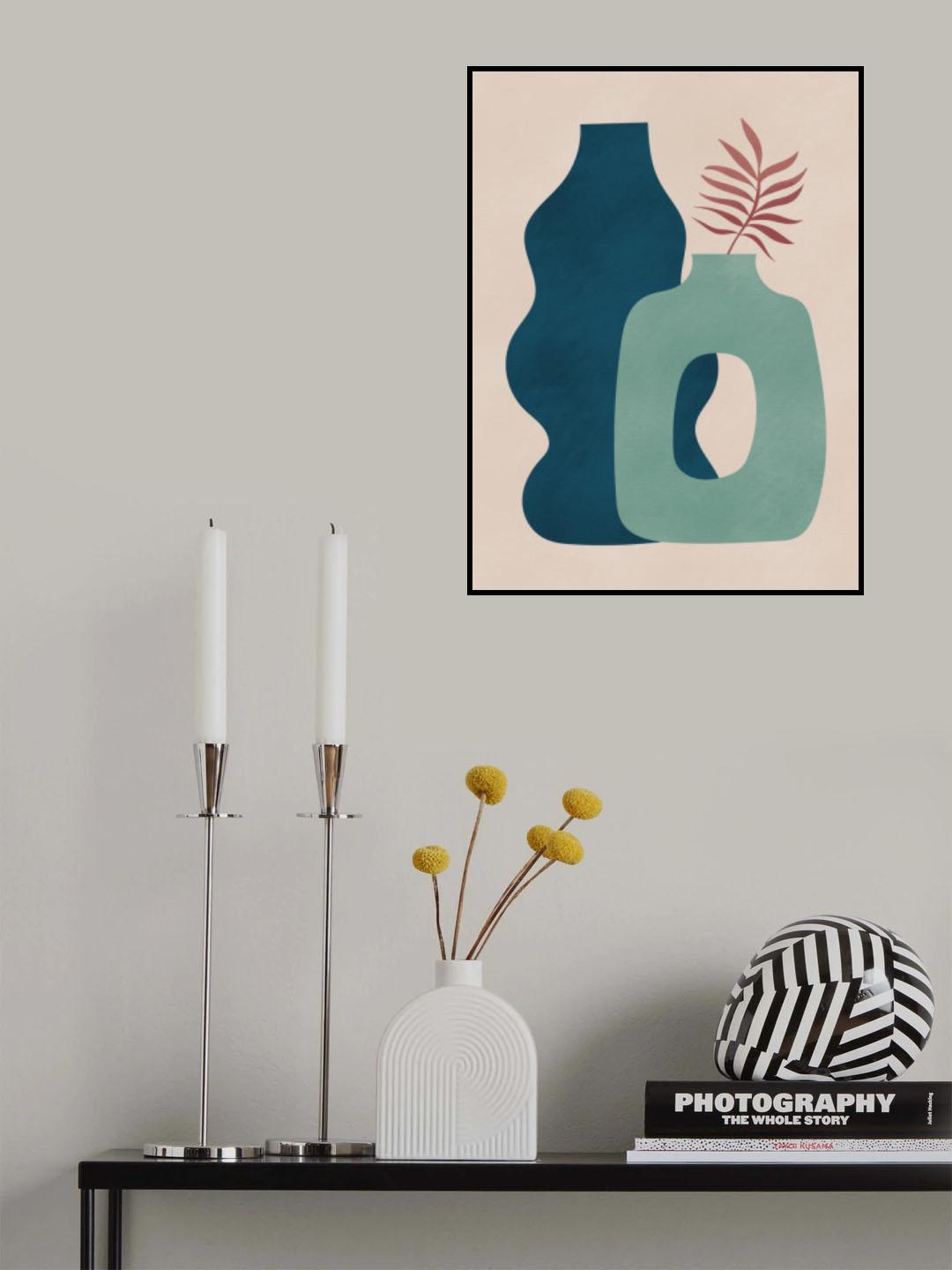 Still Life With Vases Poster och Canvastavla