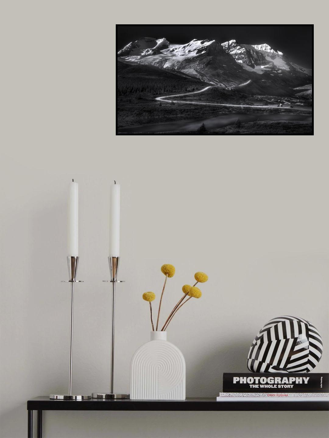 Entrance of Columbia Glacier Poster och Canvastavla