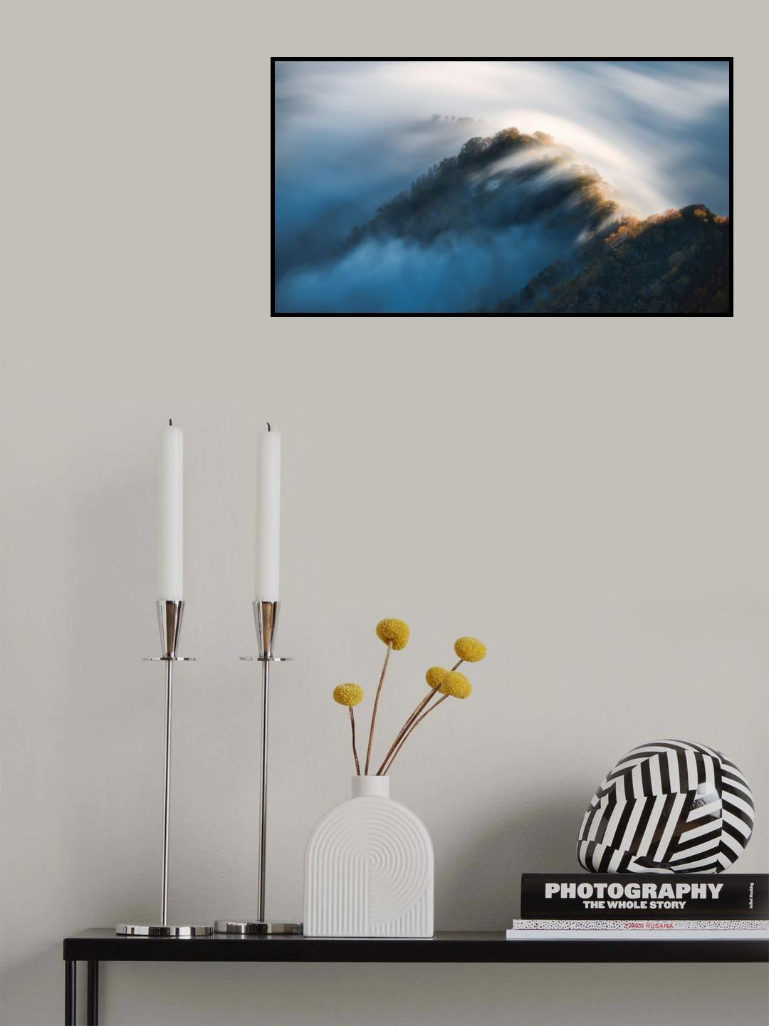 Misty color Poster och Canvastavla