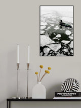 Boatman on ice Poster och Canvastavla