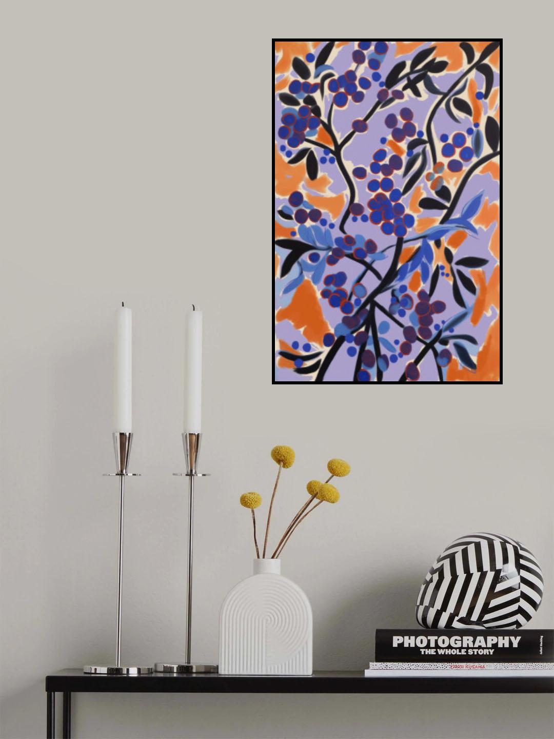 Blueberries Poster och Canvastavla