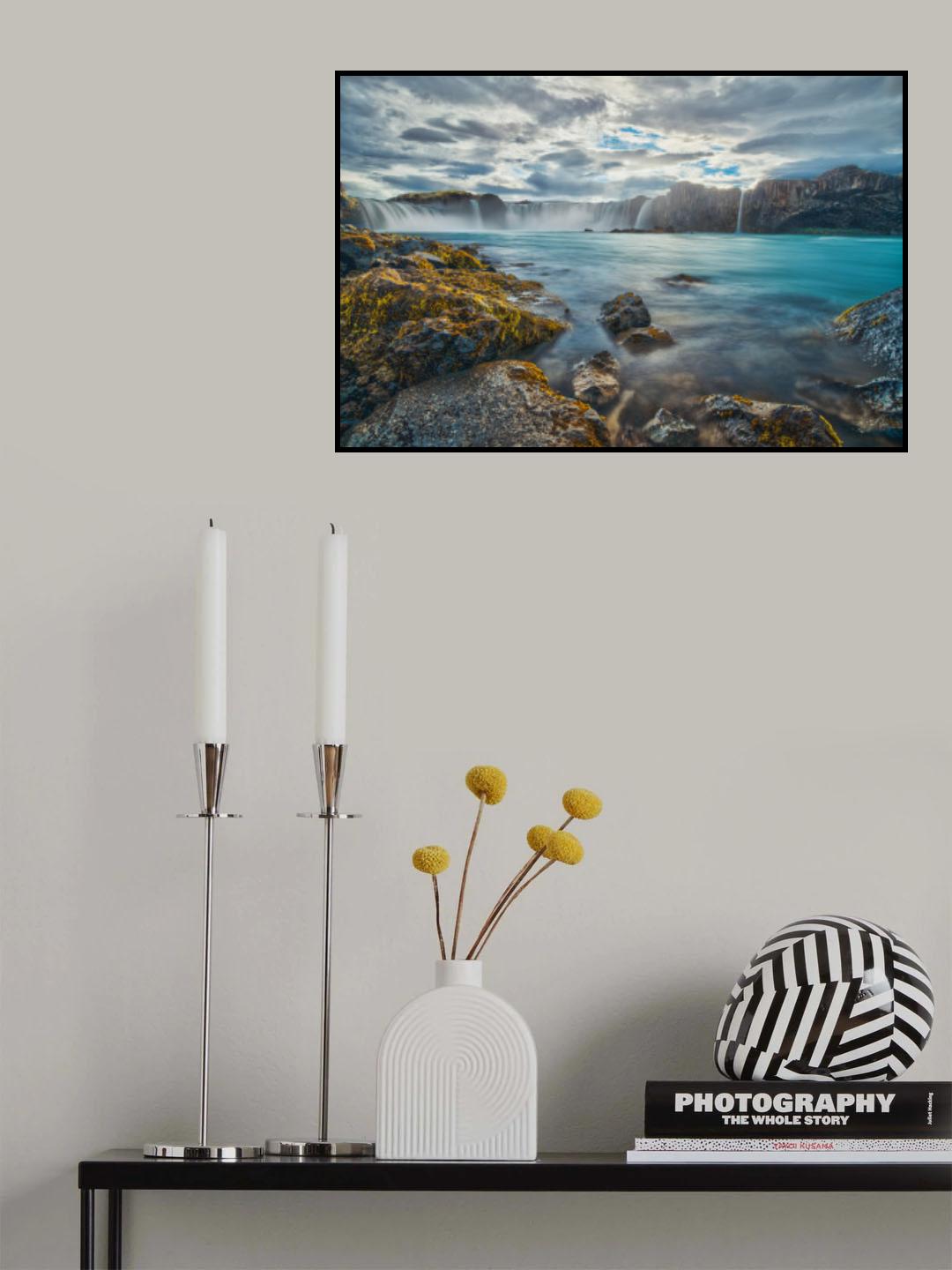 Godafoss Poster och Canvastavla