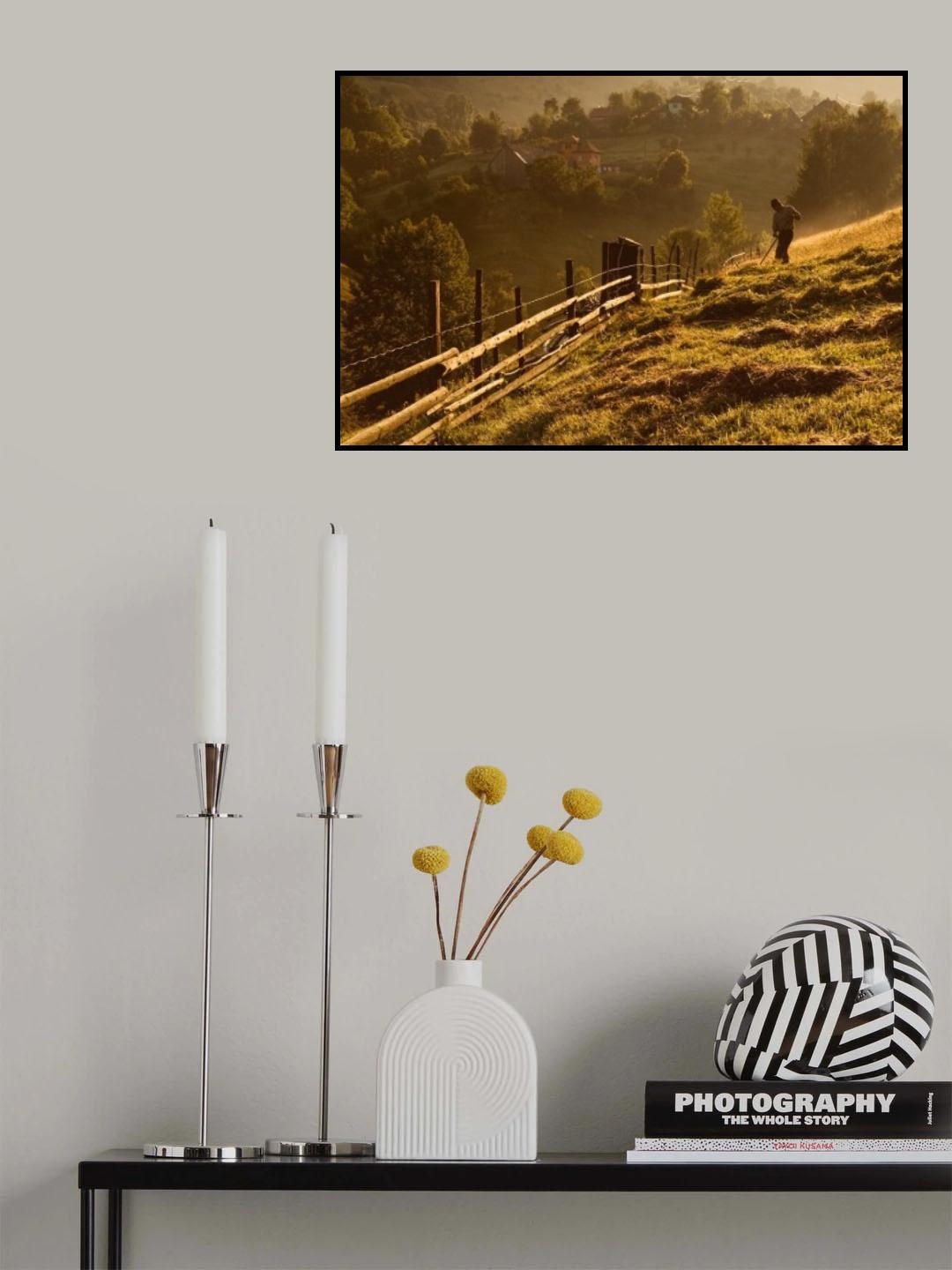 cosasul singuratic (the lonely harvester) Poster och Canvastavla
