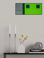 a green wall Poster och Canvastavla