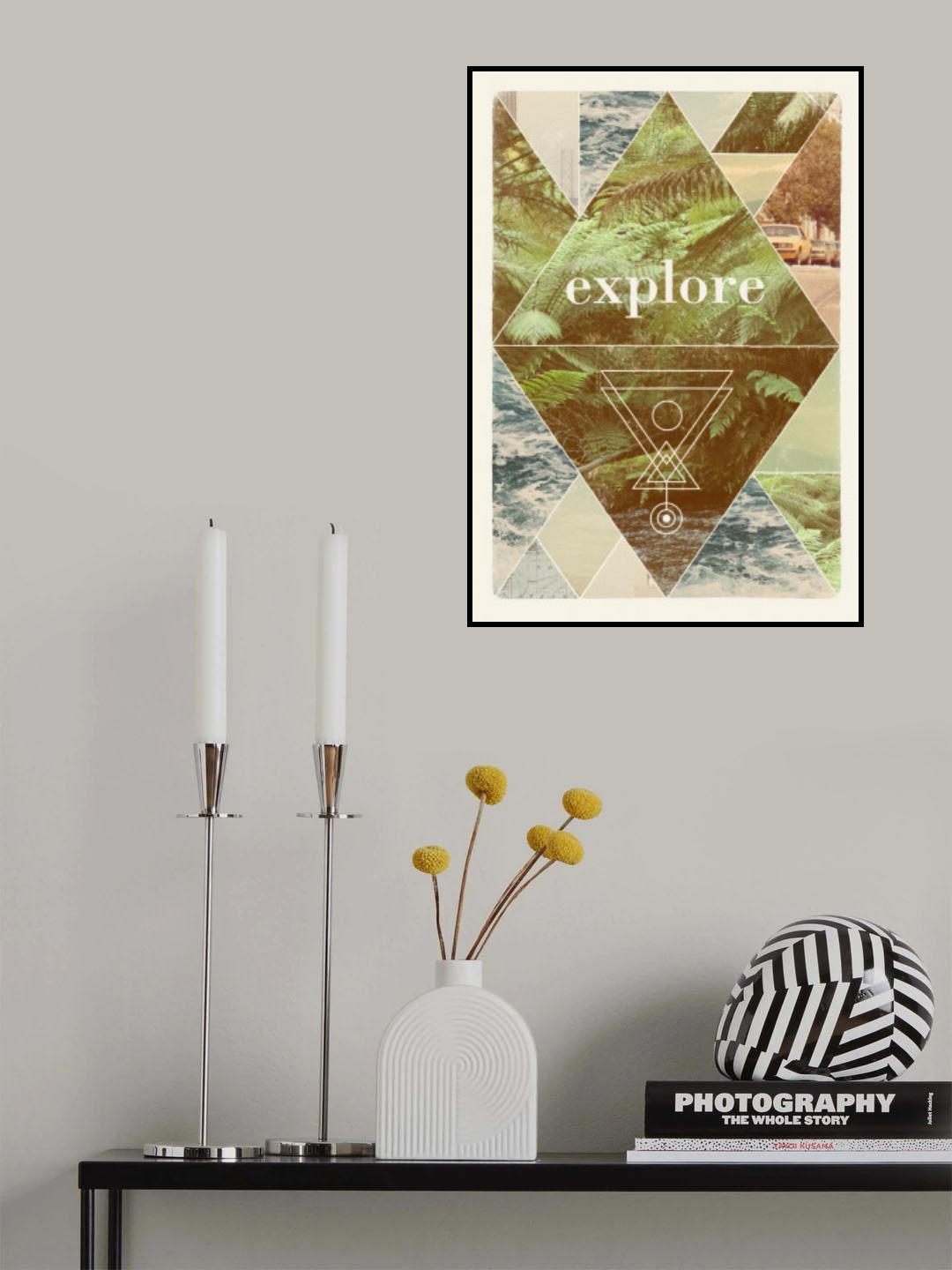 Explore Ii   A1 Poster och Canvastavla