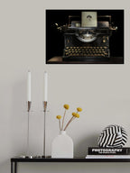 Typewriter Poster och Canvastavla