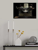 Typewriter Poster och Canvastavla