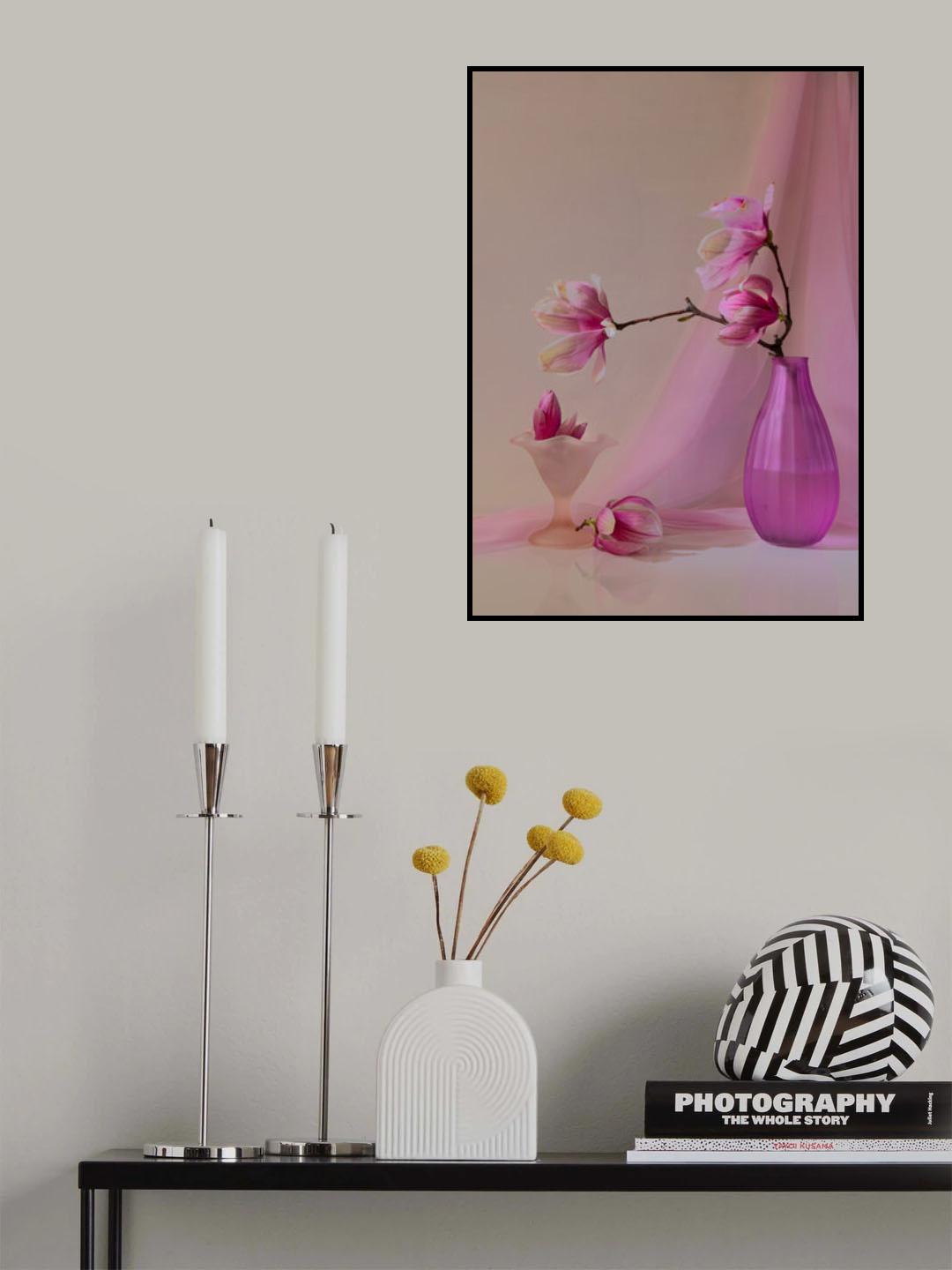 Magnolia flower Poster och Canvastavla