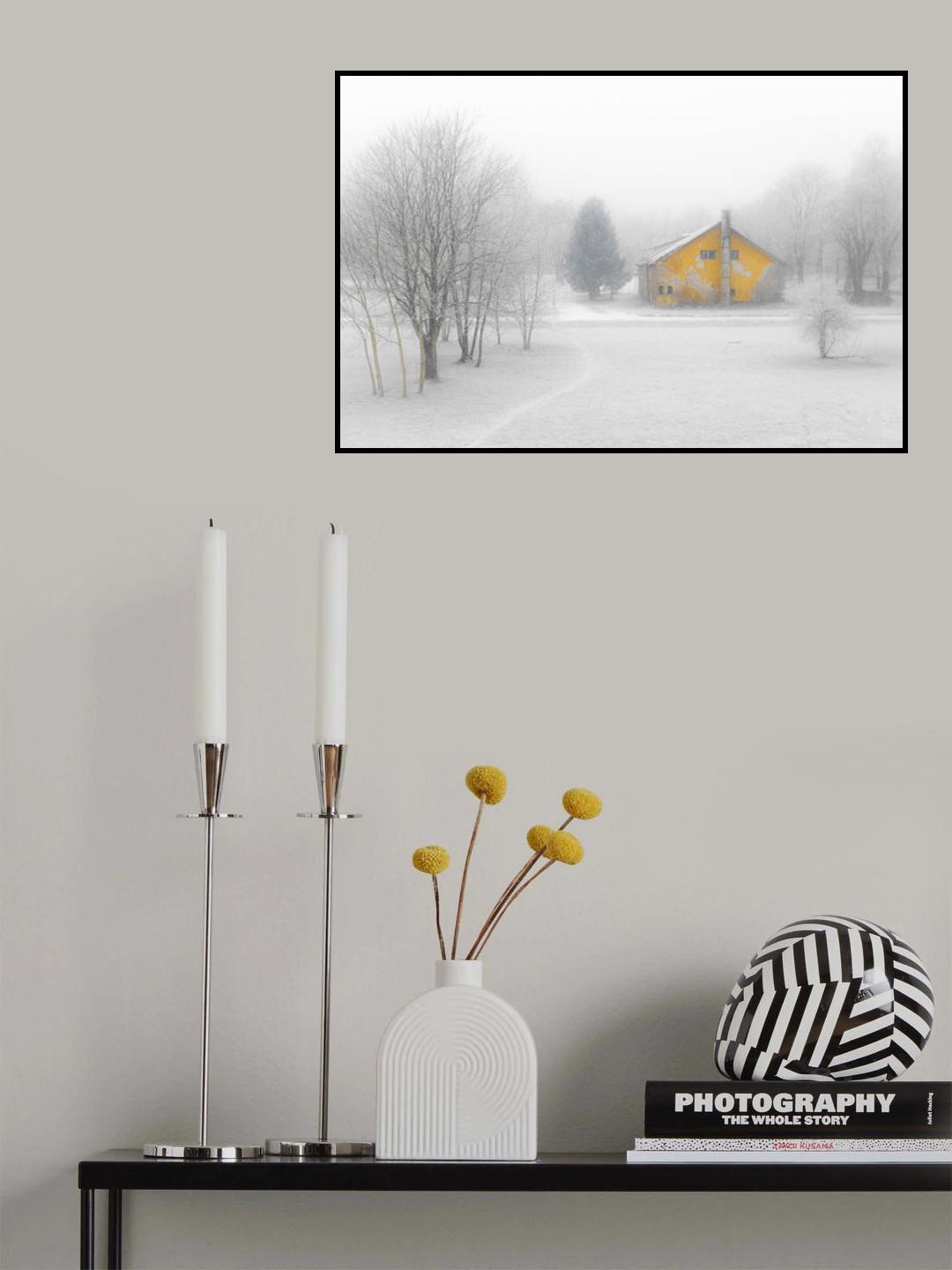 Misty house Poster och Canvastavla