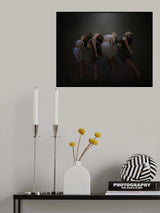 Jumping Girls Poster och Canvastavla