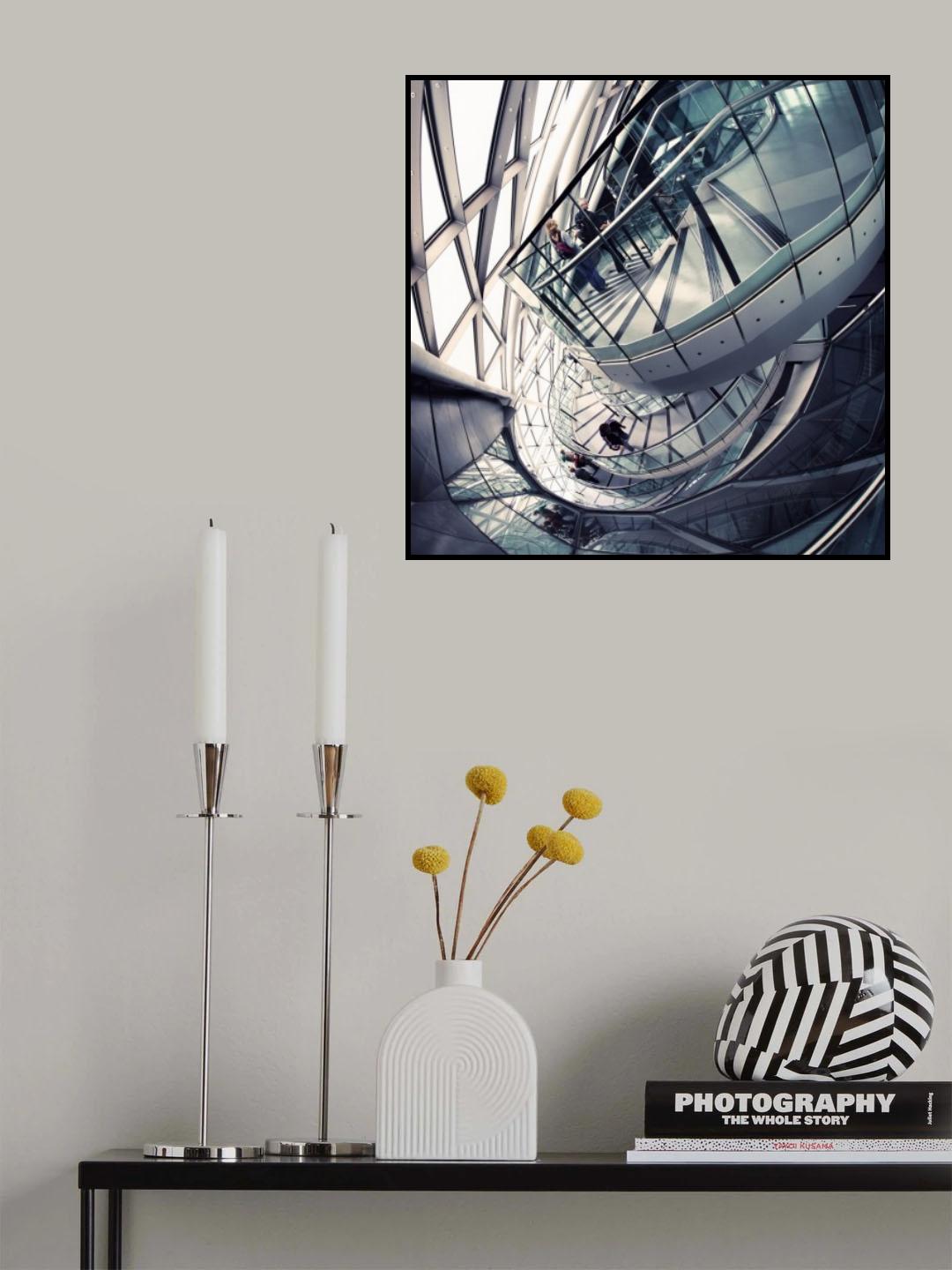 Vertical Labyrinth Poster och Canvastavla