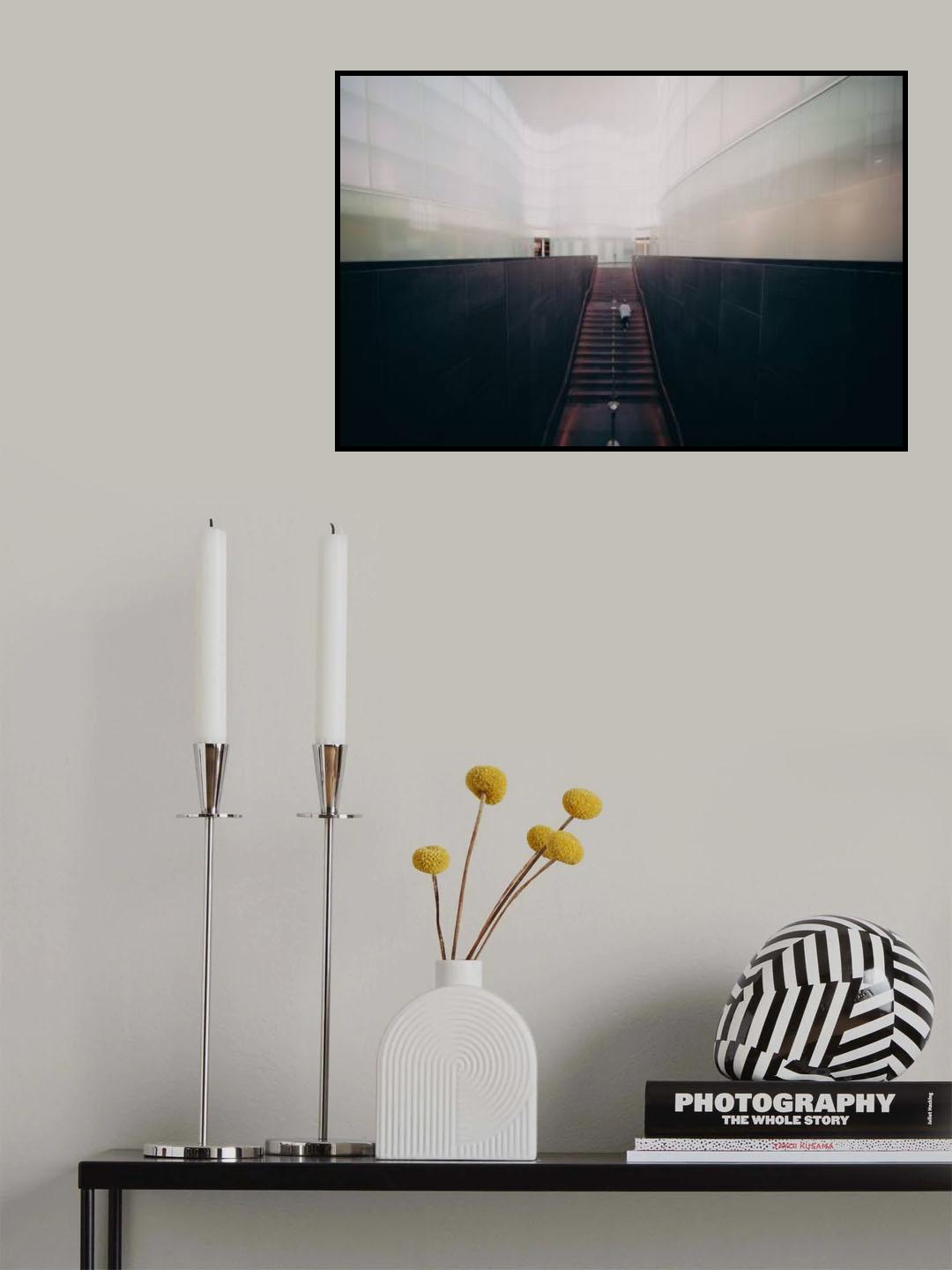 Lights and leading lines at Mudec Poster och Canvastavla
