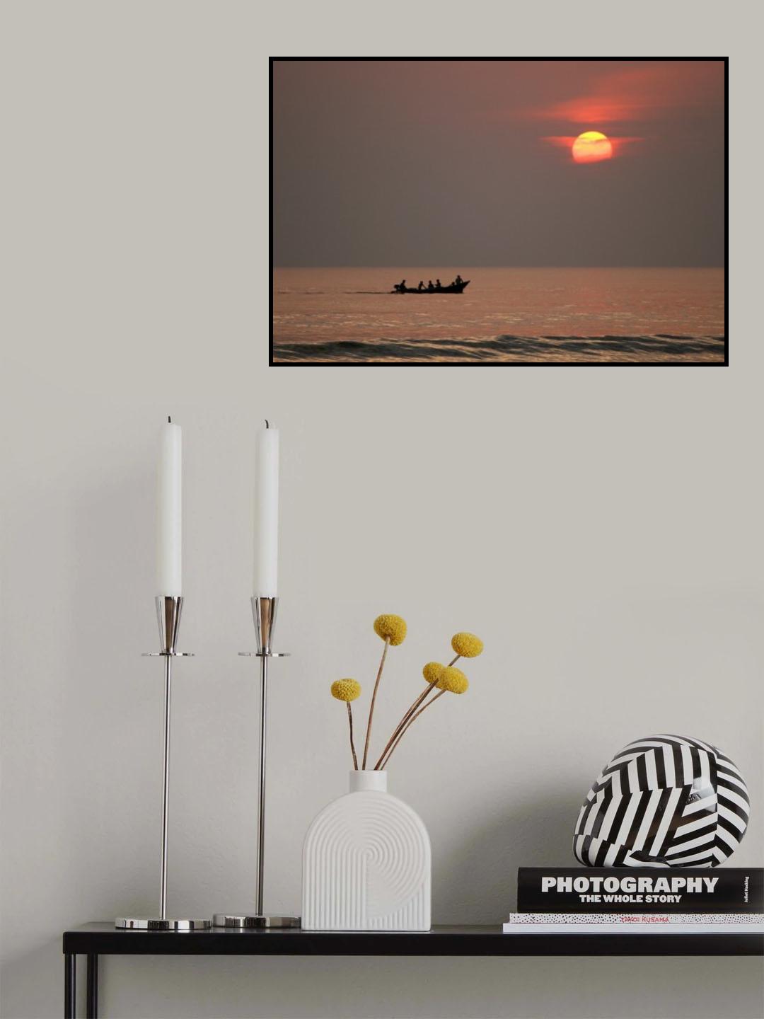 Six in boat Poster och Canvastavla
