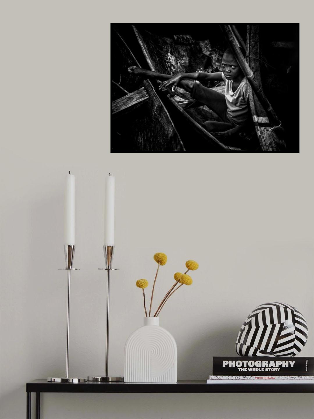 In Ganvié - Benin Poster och Canvastavla