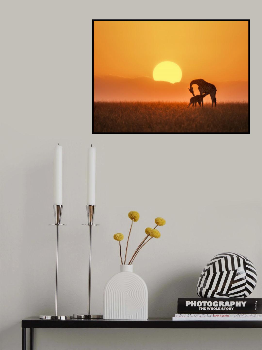 Heart-warming Moment Poster och Canvastavla