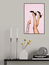 Cheers Disco Heels Poster och Canvastavla
