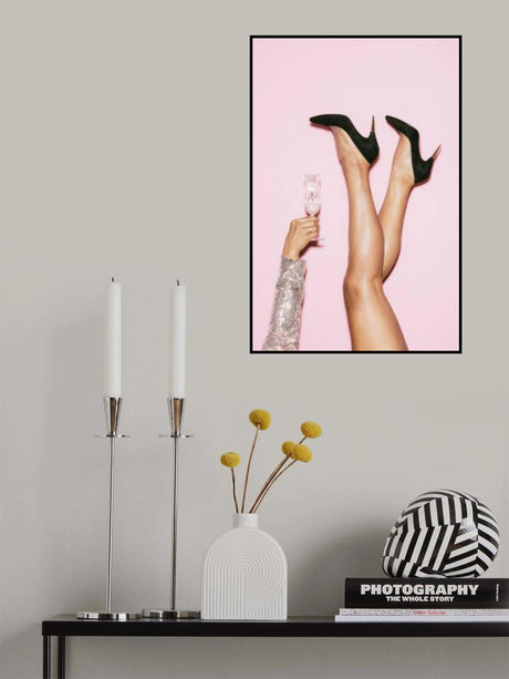 Cheers Disco Heels Poster och Canvastavla