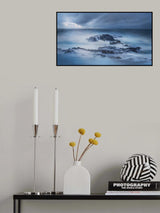 Blue Morning Mist Poster och Canvastavla