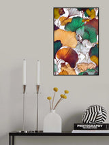 Ginko Biloba leaves 12 Poster och Canvastavla
