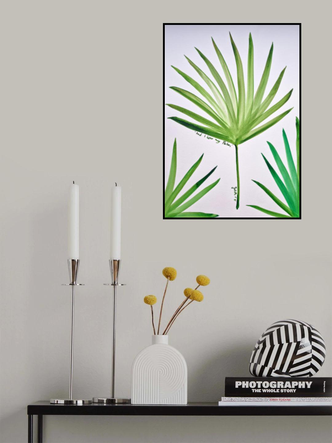 And I love mu Palms Poster och Canvastavla