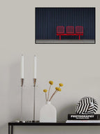 red seats Poster och Canvastavla