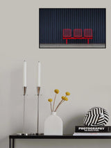 red seats Poster och Canvastavla