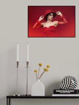 BEAUTY IN RED Poster och Canvastavla