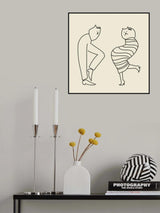 Disco Cats Poster och Canvastavla