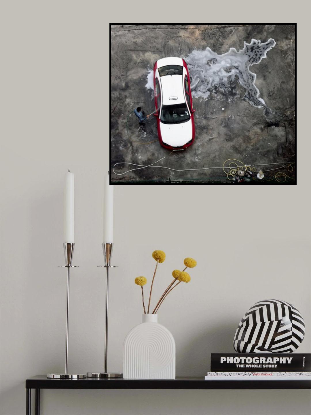 Car Wash Poster och Canvastavla