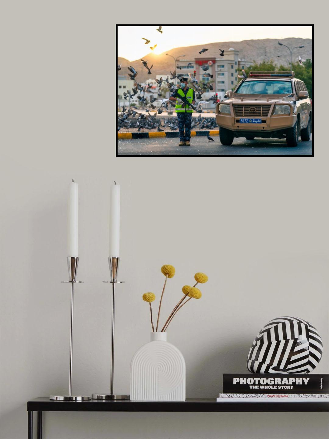 Police Man Poster och Canvastavla