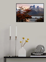 Autumnal sunset Poster och Canvastavla