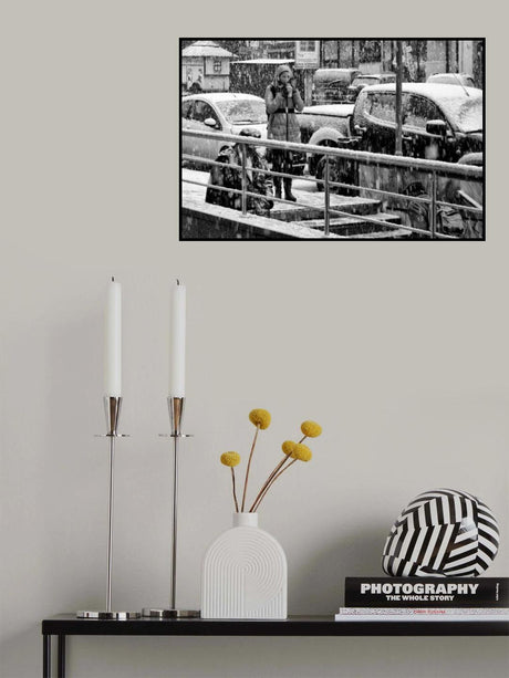 Snow coffee Poster och Canvastavla