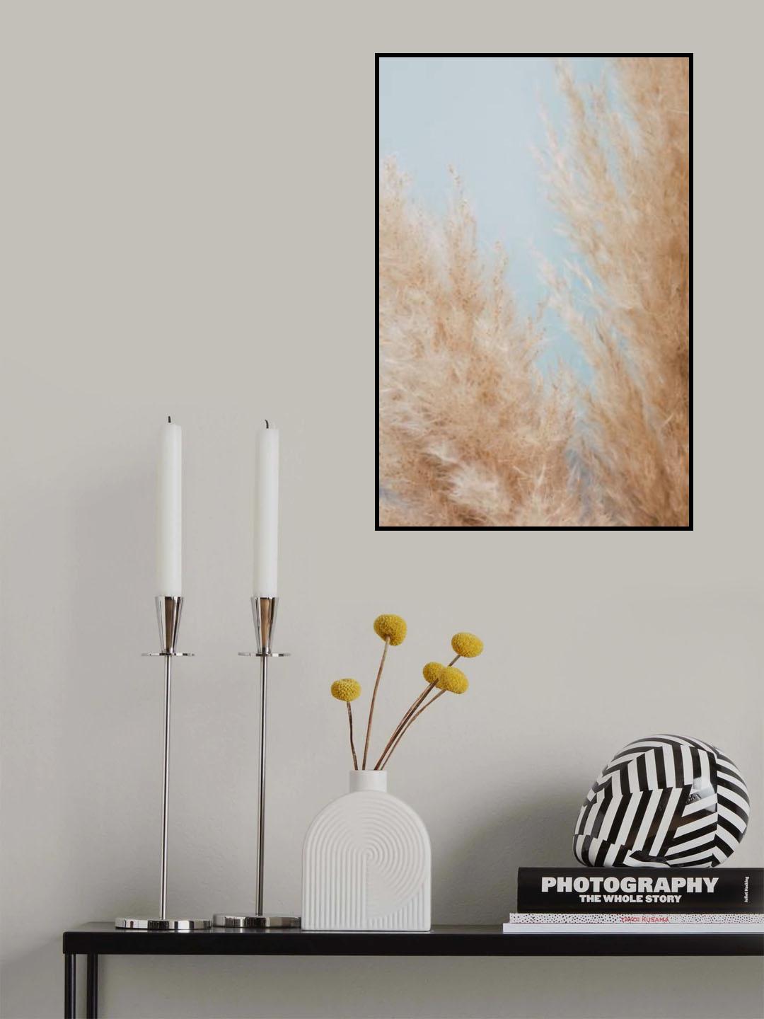 Pampas Close 01 Poster och Canvastavla
