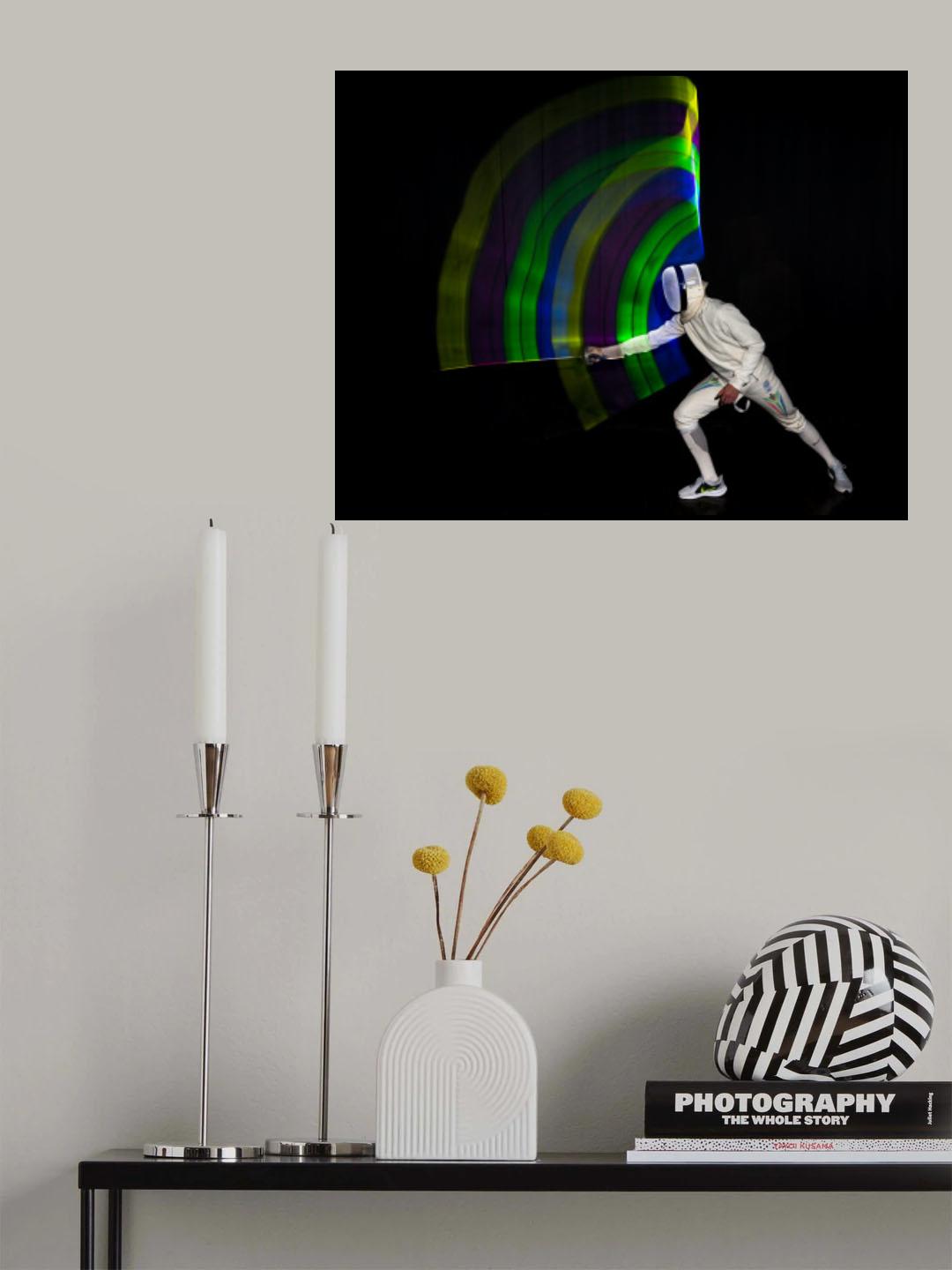 Colourful rapier Poster och Canvastavla